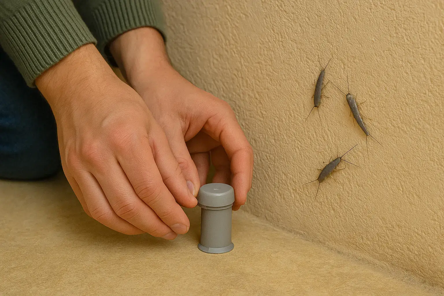 Débarrasser des poissons d'argent