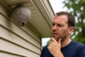 Nid de guepe que faire sans risque