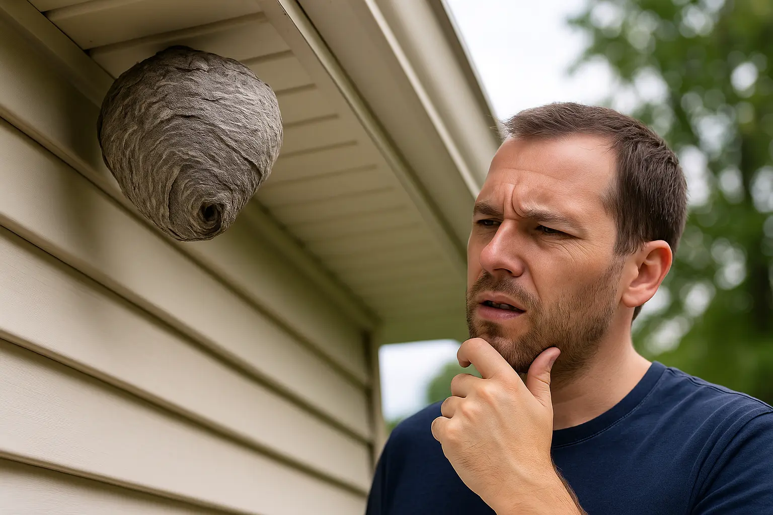 Nid de guepe que faire sans risque