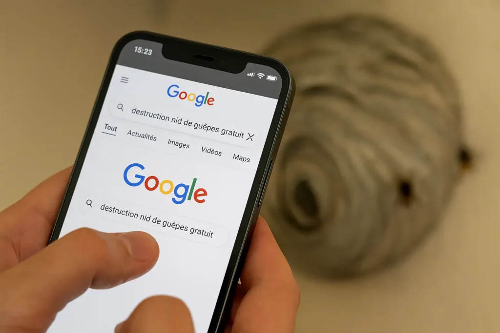 Destruction nid de guêpes gratuitement