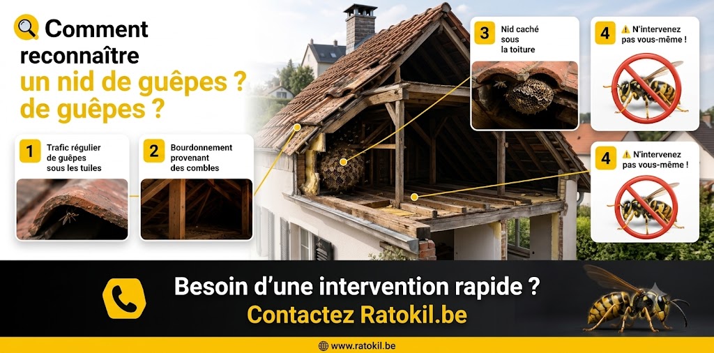 Comment reconnaître un nid de guêpes